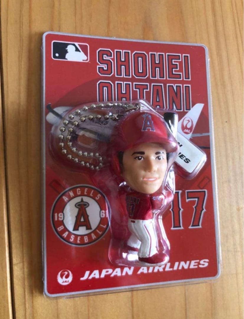 【限定非売品】達成大谷翔平JALフィギュアキーホルダー 赤