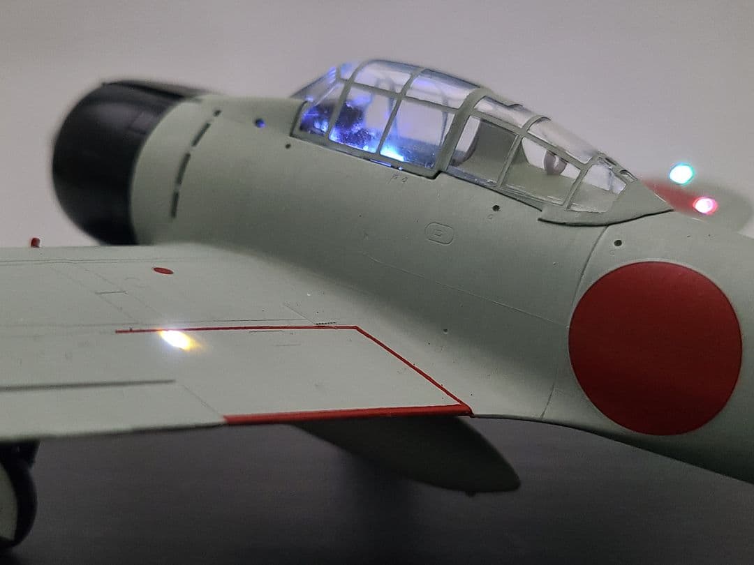 零式艦上戦闘機21型 坂井三郎乗機リアルモーターライズ完成品 - メルカリ