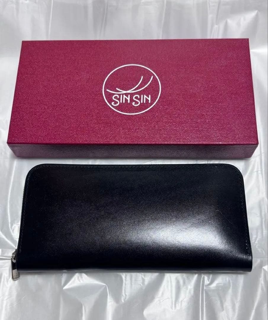 新進工房　SIN SIN バタール/ルガトー/ブラック長財布 新進工房 SIN SIN バタール/ルガトー/ブラック長財布 - メルカリ