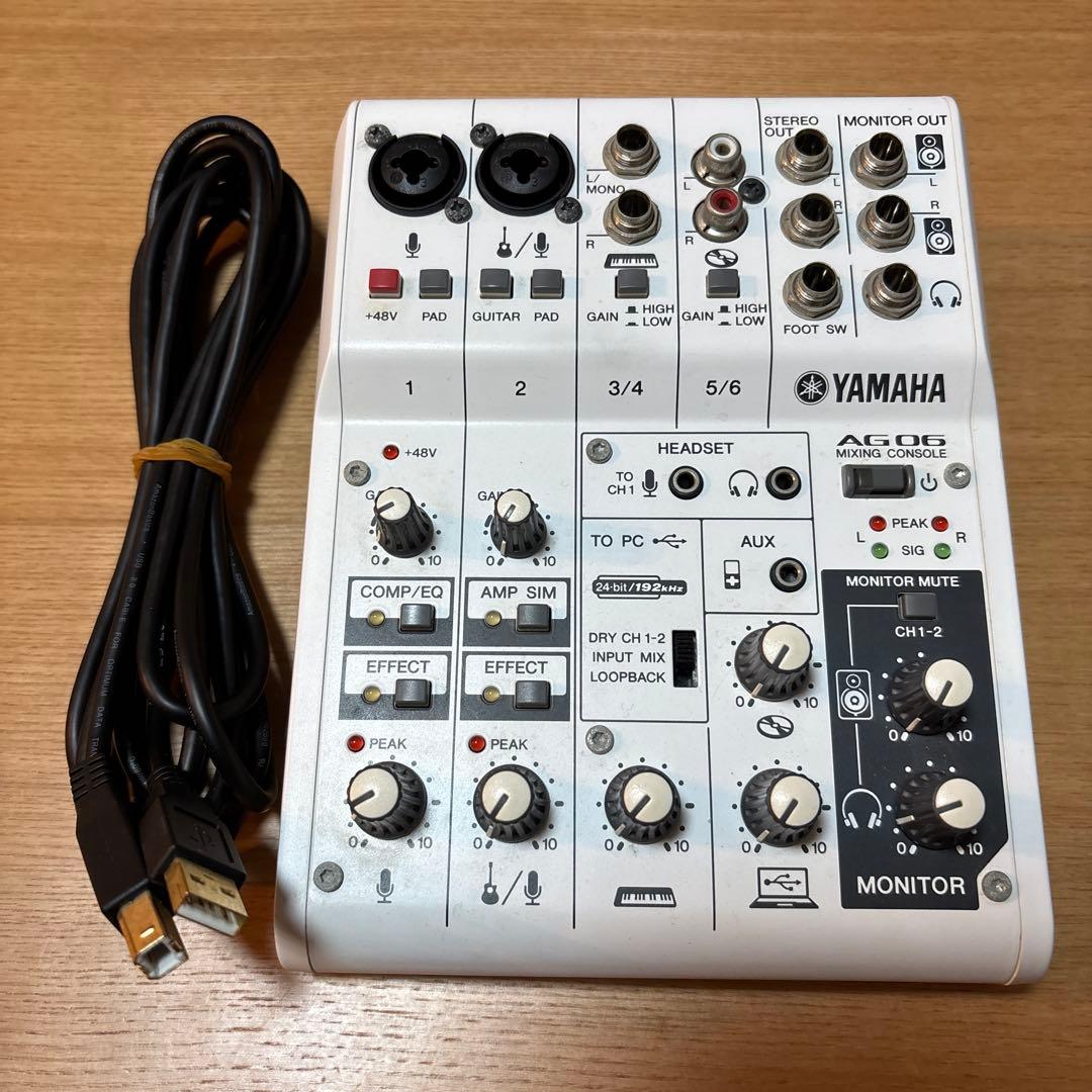 YAMAHA AG06 オーディオインターフェース