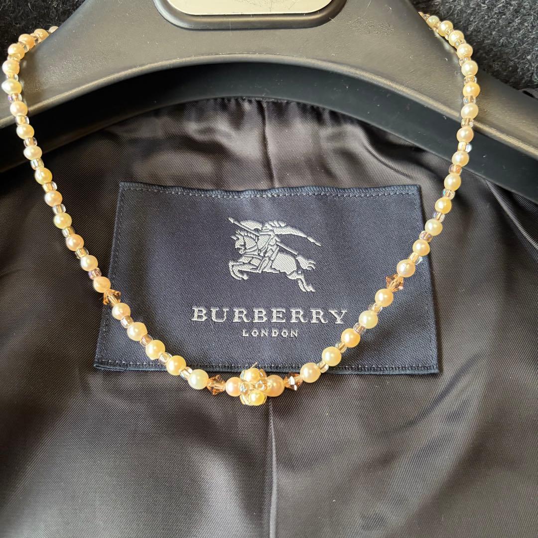 美品✨バーバリーロンドン ポンチョ風ショートコート ノバチェック