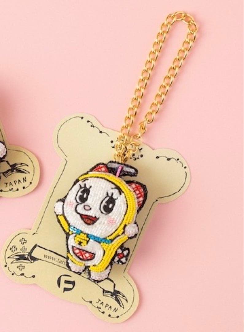 刺繍チャームブローチ ドラミちゃん　新品　藤子不二雄ミュージアム限定