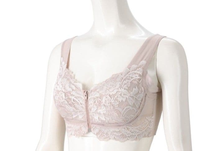 ♡値下げ♡フロントファスナーブラ&ショーツ 2セット(ヌーディピンク&黒)