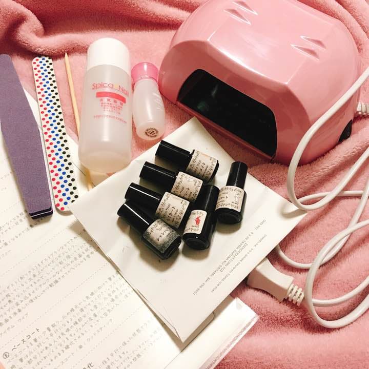 ジェルネイル スターターキット ネイル付き セット