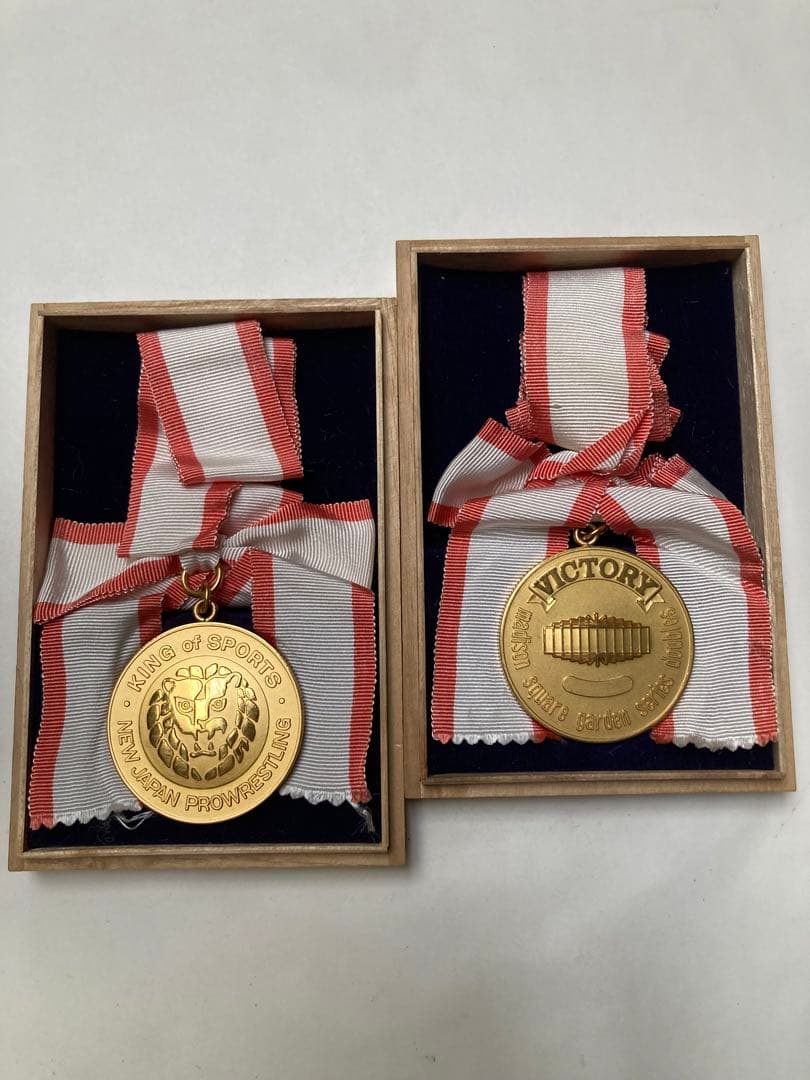 第1回MSGタッグリーグ戦優勝者メダル　２本セット
