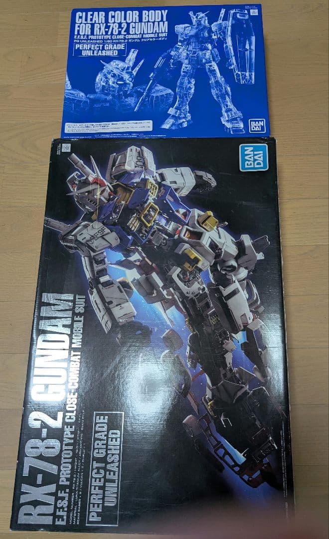 PG UNLEASHED 1/60 RX-78-2 ガンダム　クリアカラーセット
