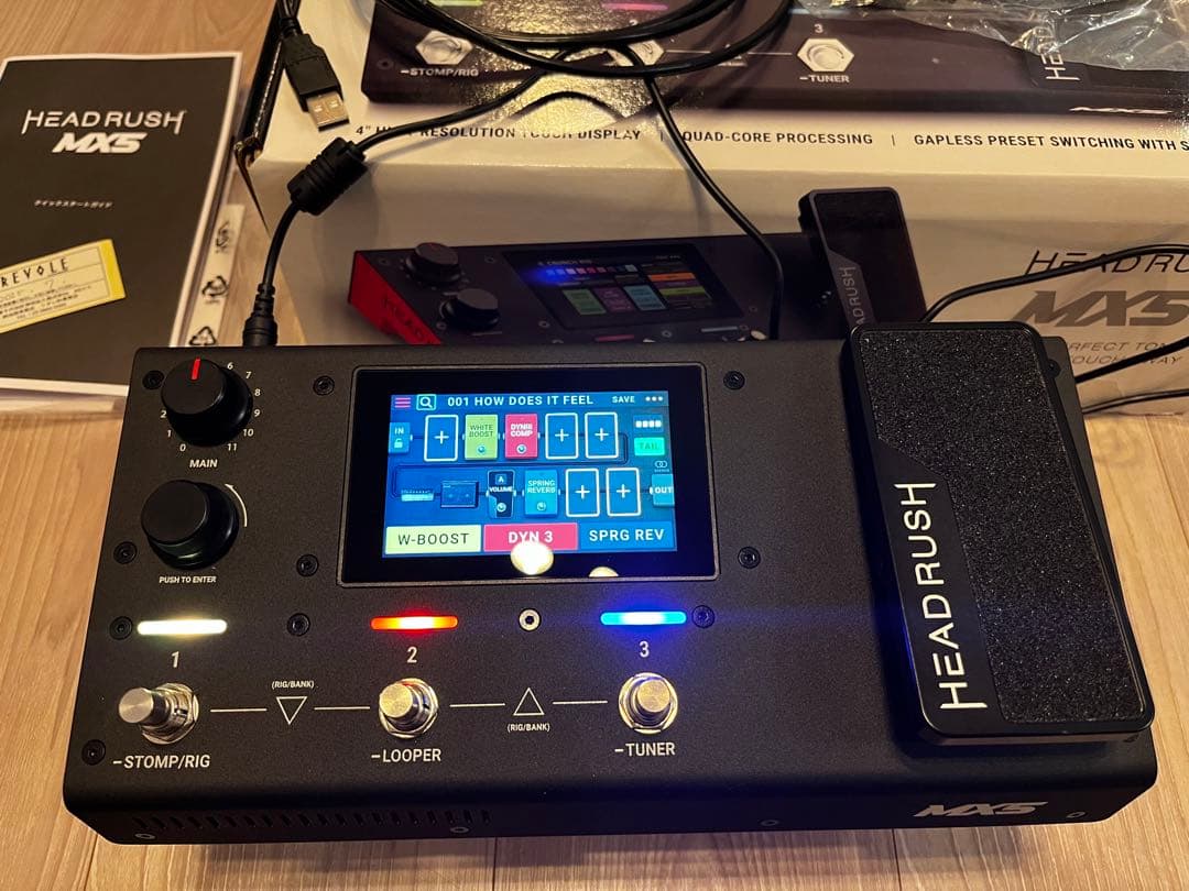 【新品同様】HeadRush MX5 Ultra-Portable Amp Modeling Guitar Effect Processor – MX5