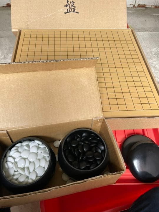 囲碁　碁石　数量不明　碁盤 黒木碁石店 本蛤碁石 厳選華印 32号 | 前川榧碁盤店