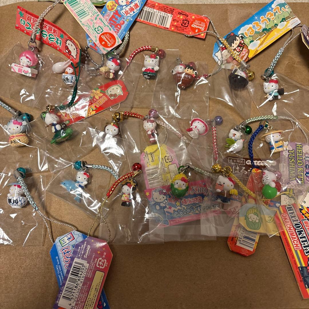 ご当地キティ　根付け　ストラップ　20個セット