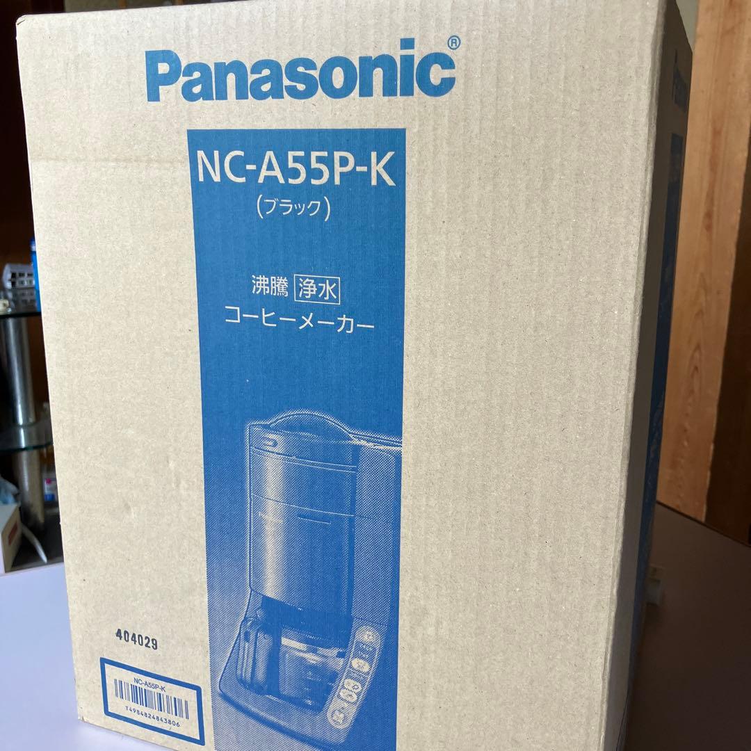 新品未開封Panasonic パナソニック コーヒーメーカー NC-A55P-K