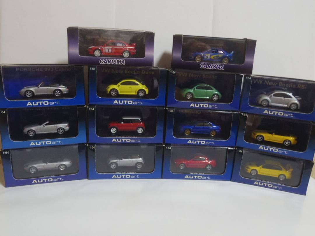 【ミニカー14台】AUTO art 12台CARISMA 2台 ミニカーファンも必見！『湾岸ミッドナイト』悪魔のZを再現した1/18