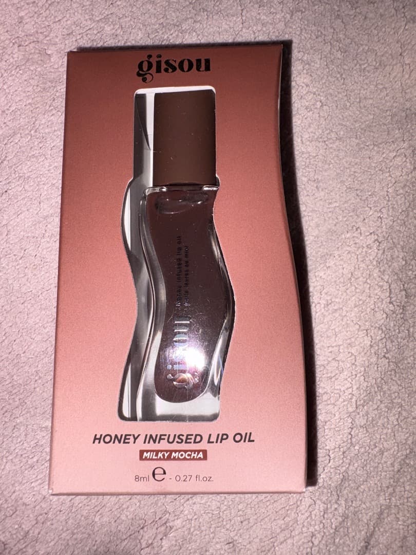 リップグロス Gisou milky mocha lip oil