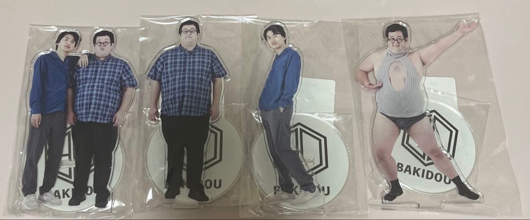 【未開封】バキ童　アクスタ　春とヒコーキ　ぐんぴぃ　土岡　4点セット 新品未開封 春とヒコーキ バキ童 ぐんぴぃ DMM限定 アクスタ 刃牙