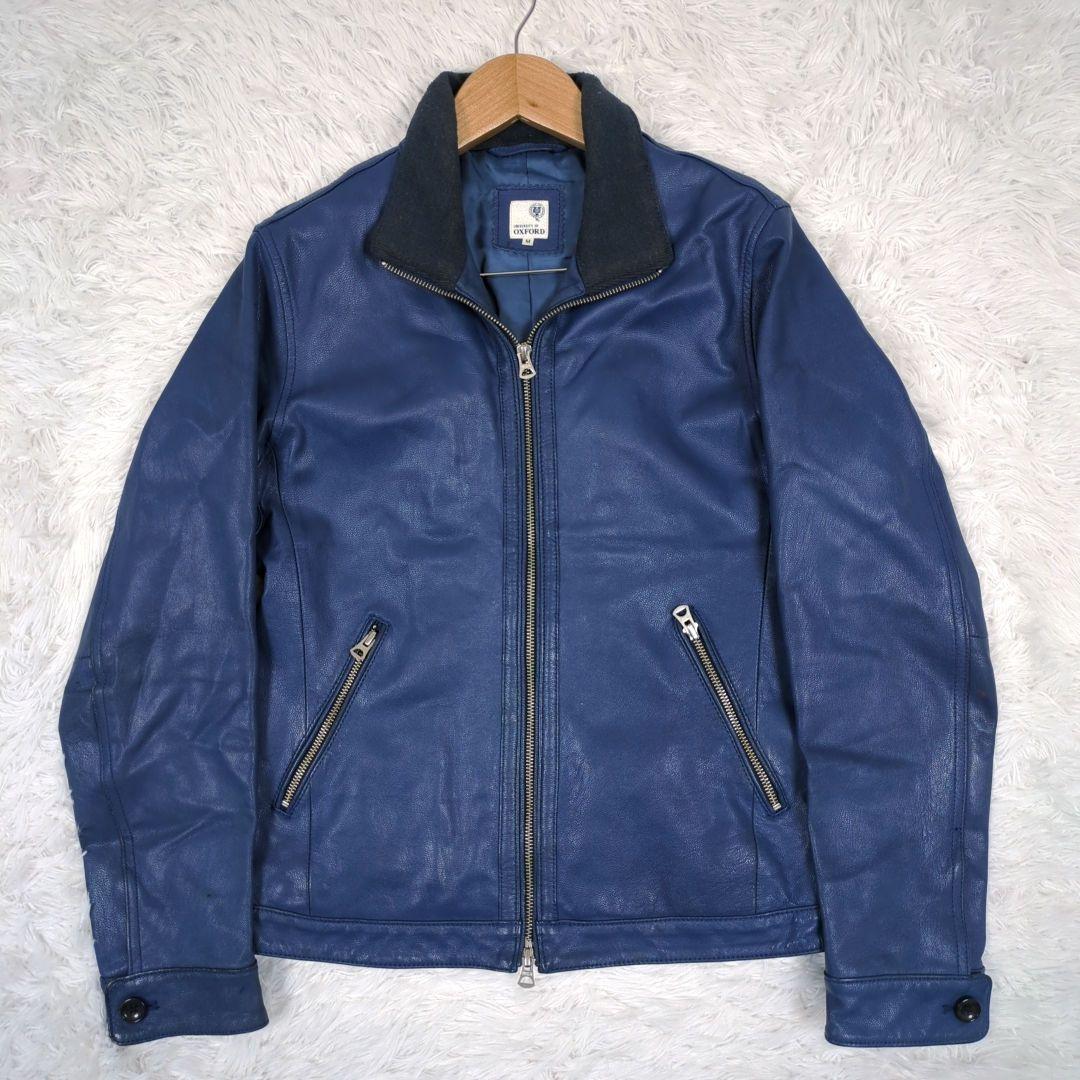 オックスフォード大学【M】希少カラー リアルレザー シングルレザー