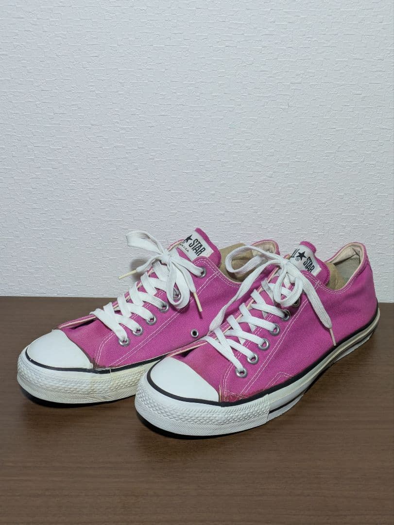コンバース オールスター 80s アメリカ製 ラズベリー　【訳アリ】 80s CONVERSE ALL-STAR HI コンバースオールスター アメリカ製(Purple