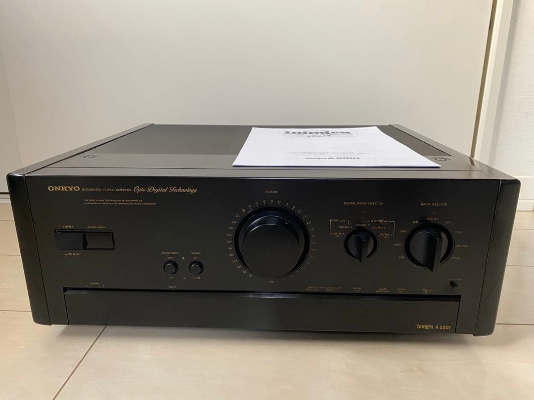 【美品、取説付】オンキョー ONKYO Integra A-2001 integra A-2001 ONKYO - 中古オーディオ 高価買取・販売 ハイファイ堂