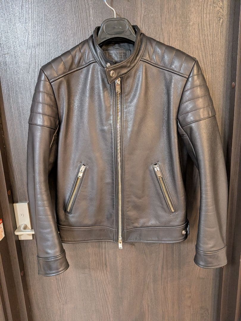 FIXER F2 ライダース　48 FIXER(フィクサー) F2(エフツー) SINGLE RIDERS Cow Leather シングル