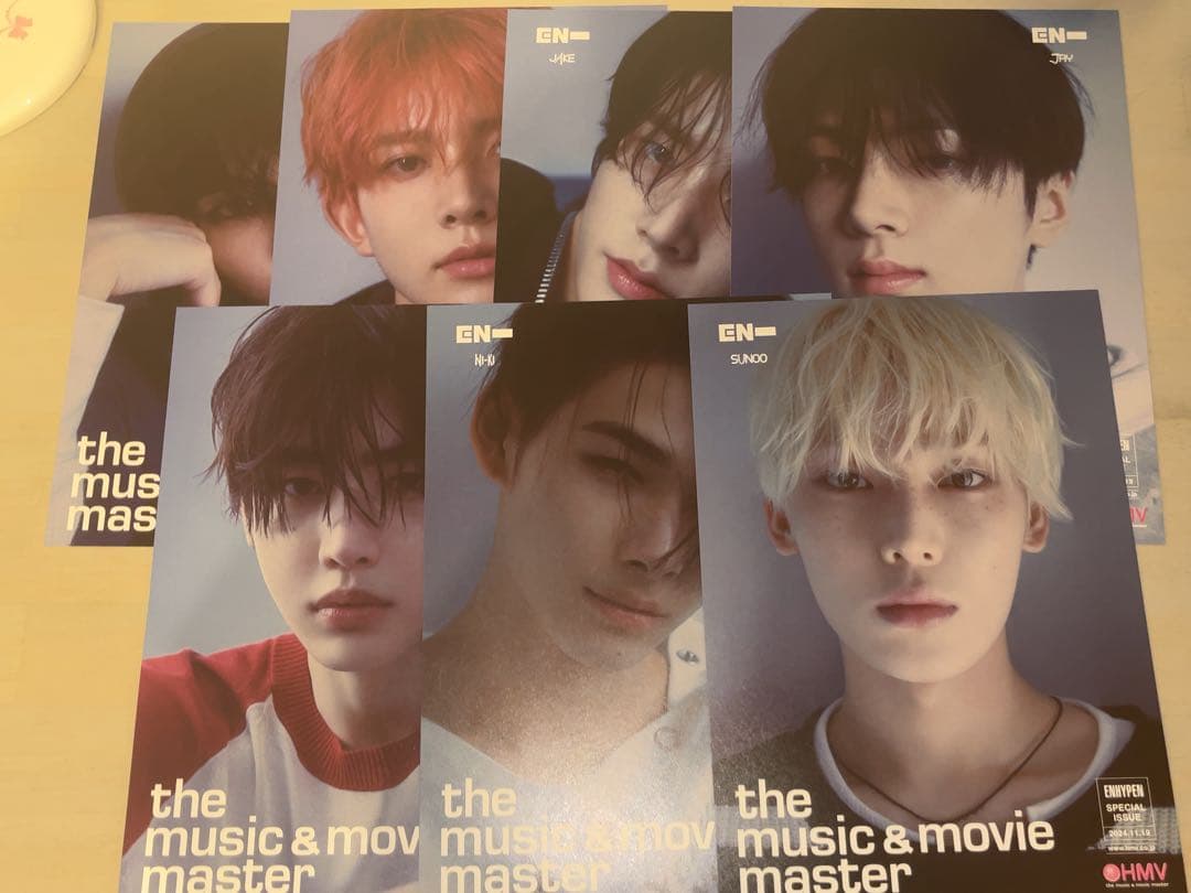 enhypen daydream hmv フライヤー　7種コンプリート
