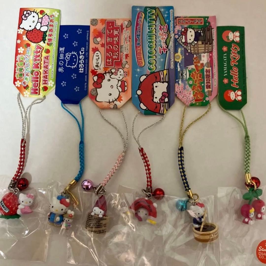 ご当地キティ　キティ根付け　キティストラップ　サンリオ　ハローキティ