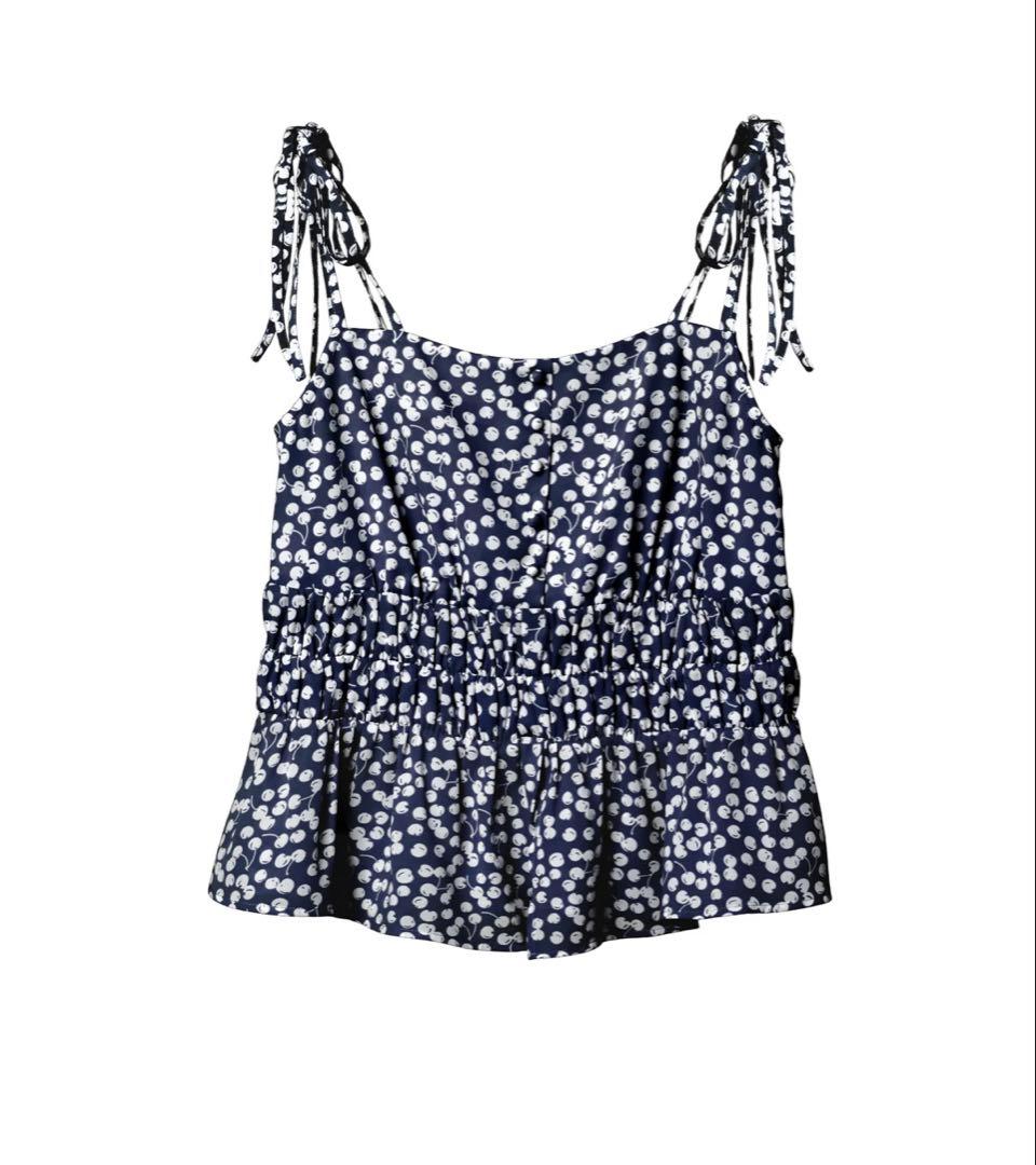 Herlipto Cherry Pattern Strap Top♡