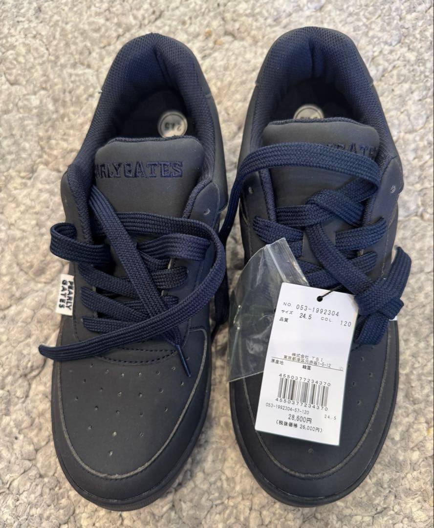 新品　PEARLY GATES ゴルフシューズ 24.5cm ネイビー