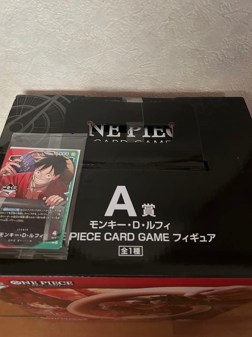 一番くじワンピース A賞ルフィフィギュア プロモカードセット