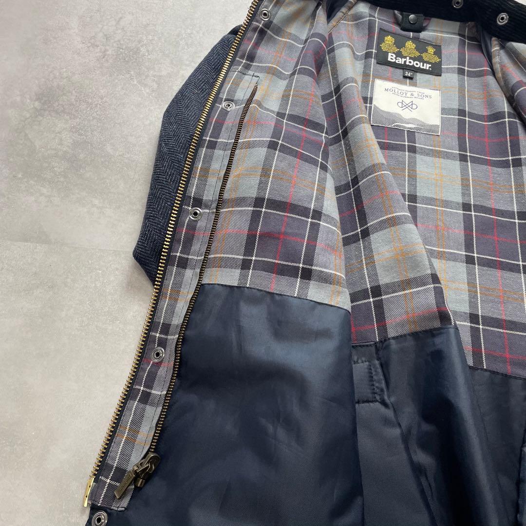 極美品 Barbour × MOLLOY&SONS BEDALE SL ツイード - メルカリ