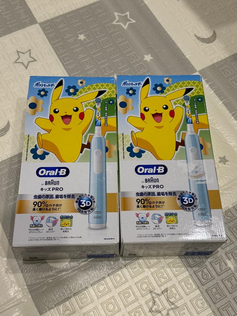 Oral-B Genius Pro ピカチュウ電動歯ブラシ本体　2個セット