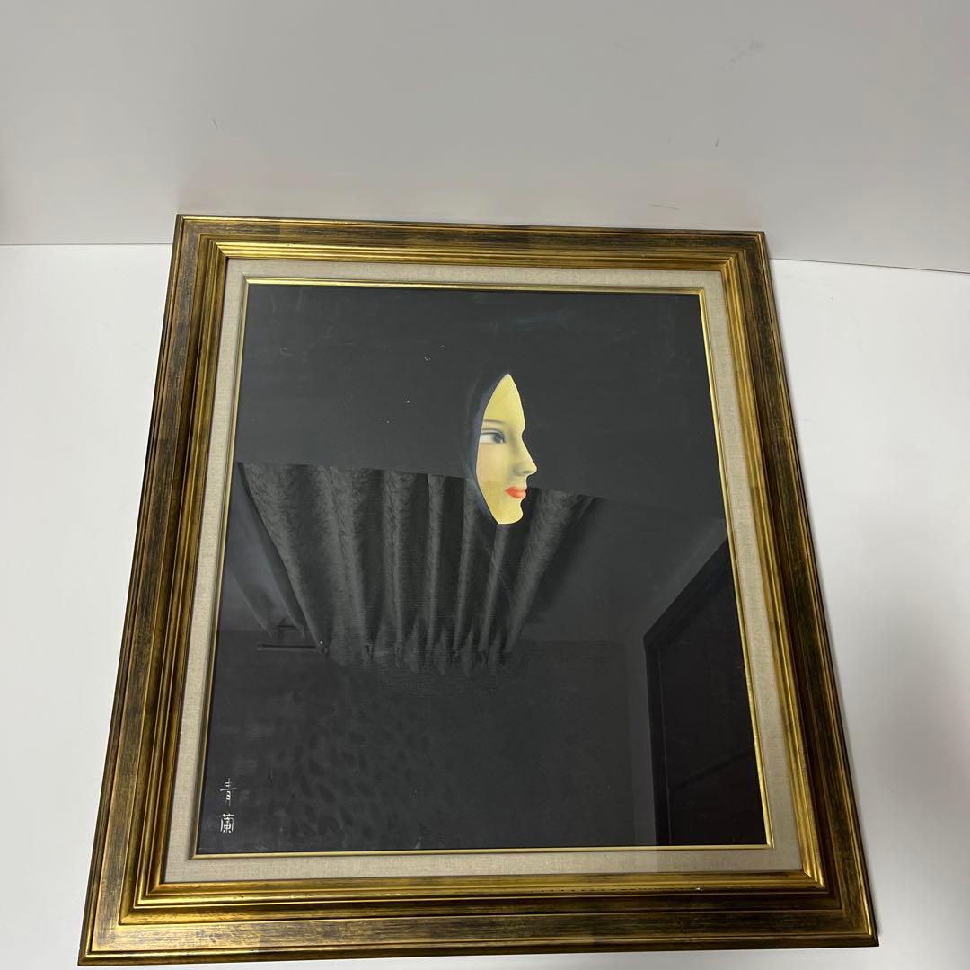 青蘭 久下塚青蘭 油絵 10号 Yahoo!オークション - 【真作】【WISH】久下塚青蘭(東郷青蘭) 油彩 10