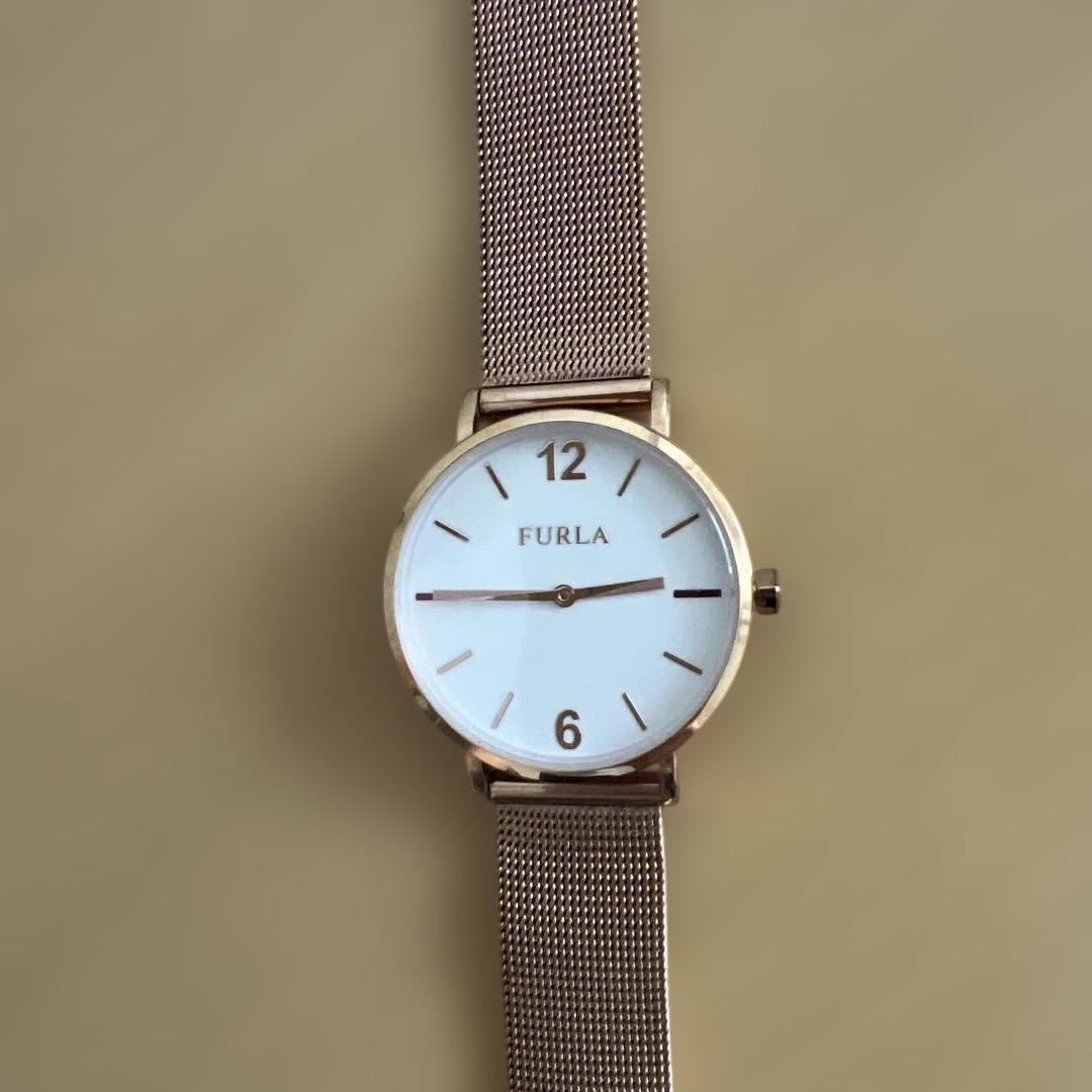 FURLA レディース 時計 メッシュベルト