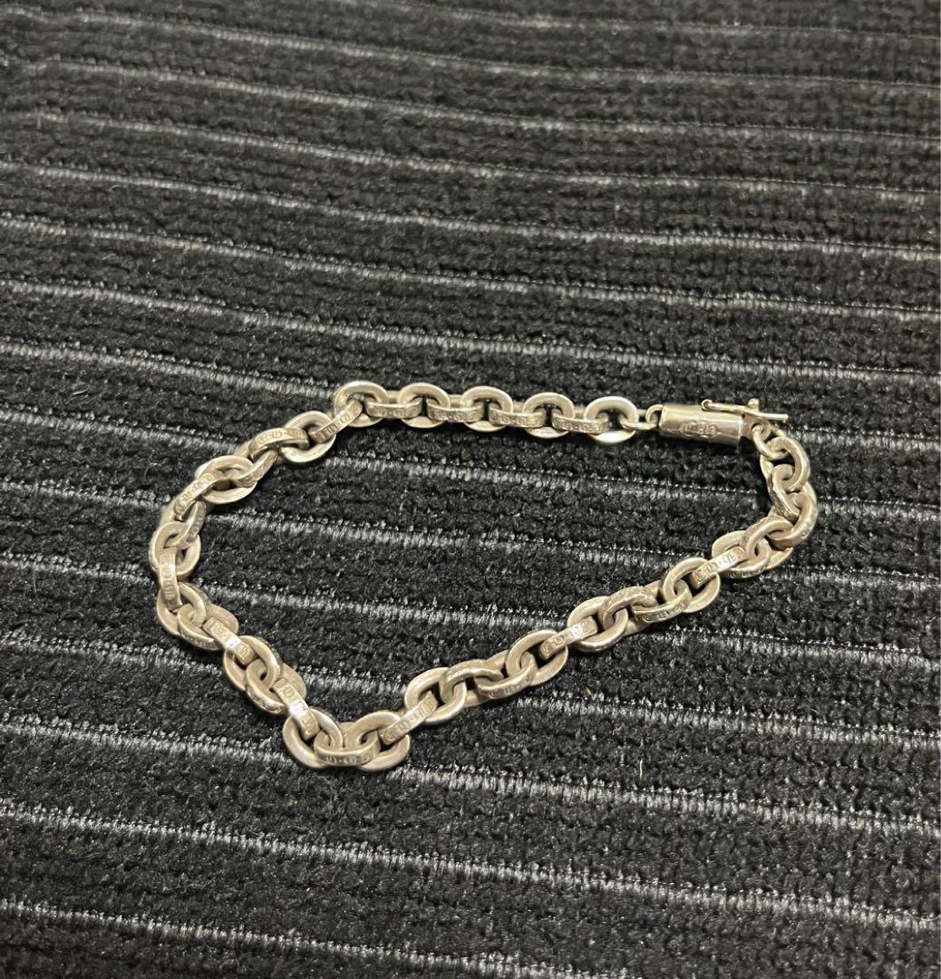 ChromeHearts クロムハーツ　ペーパーチェーン　ブレスレット　7インチ