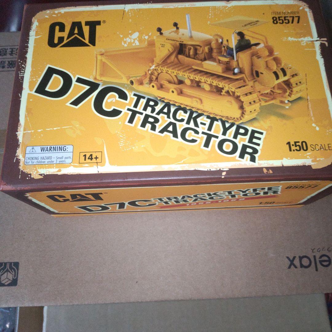 模型製作用品 CAT D7C TRACK-TYPE TRACTOR 85577 1:50 Cat Diecast D7C Track-Type Tractor Vintage Series 85577 - Cat