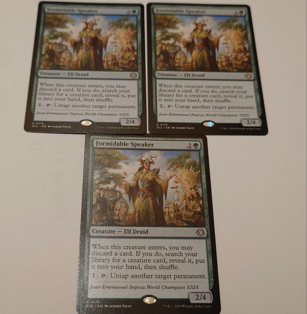 並外れた語り部/Formidable Speaker 英語版 3枚セット