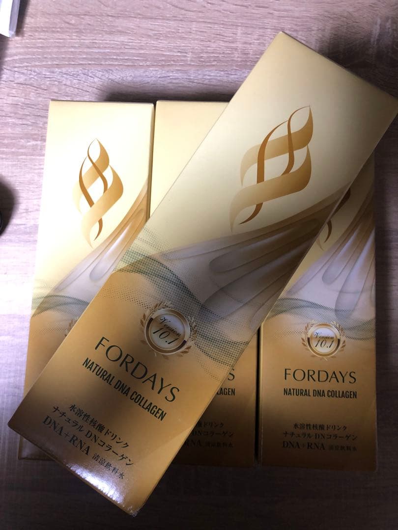 フォーデイズ水溶性核酸ドリンク　ナチュラルDNコラーゲン ４本