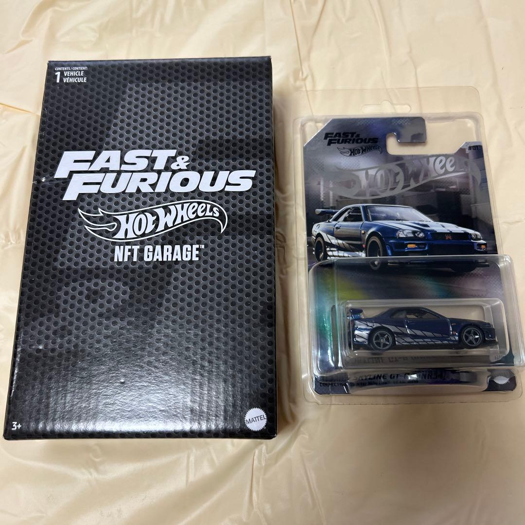 レア HOTWHEELS NISSAN SKYLINE GT-R BNR34