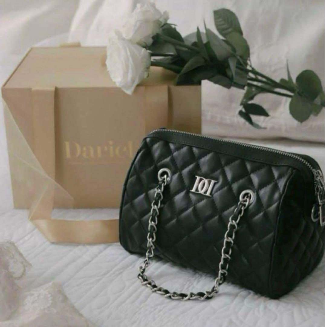 ダーリッチ ノベルティ キルティングミニボストンバッグ