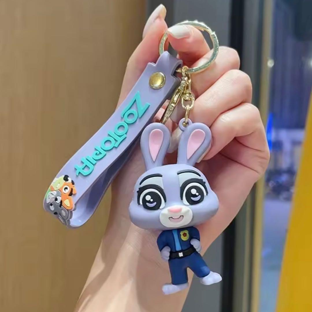 大人気❣️ズートピア ジュディ・ホップス キーホルダー ストラップ
