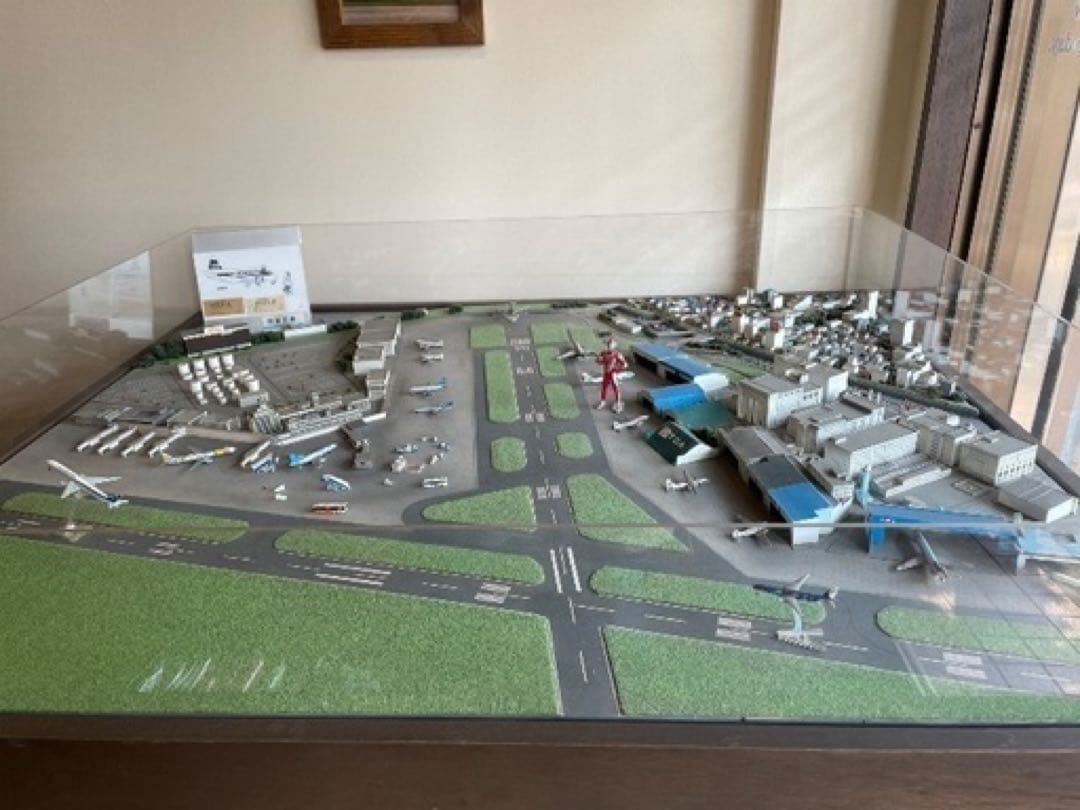 引取り限定】 ジオラマ模型 昭和の羽田空港