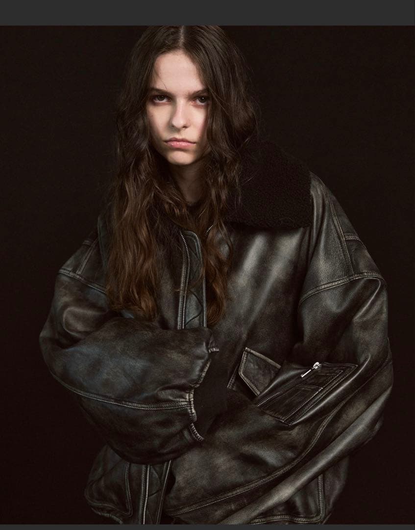 Sheep Leather Mouton G-1 Flight Jacket