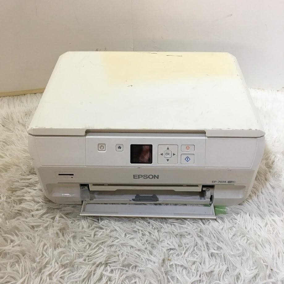 EPSON EP-707A インクジェットプリンター エプソン 複合機 ホワイト