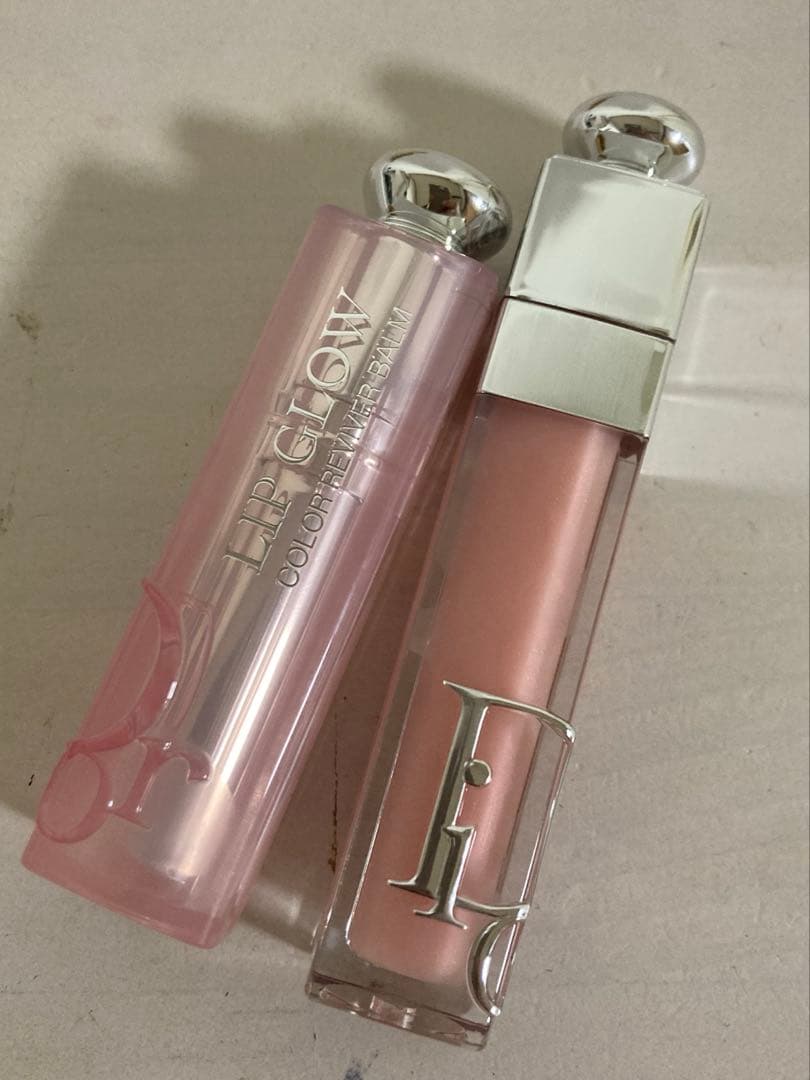 新品2点ディオールアディクトリップマキシマイザー リップグロウバーム001ピンク ディオール / ディオール アディクト リップ マキシマイザー 001