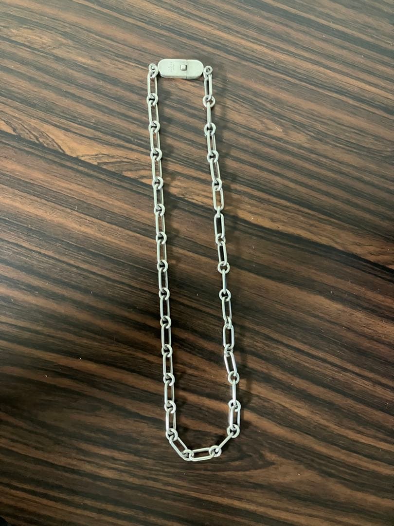 し*た様 GUCCI オーバルリンクチェーン トムフォード期 グッチ GUCCI オーバルリンクチェーン ネックレス 54cm トムフォード期