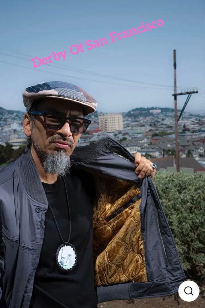 美品 ダービーオブサンフランシスコ 300チャコール ダービージャケット