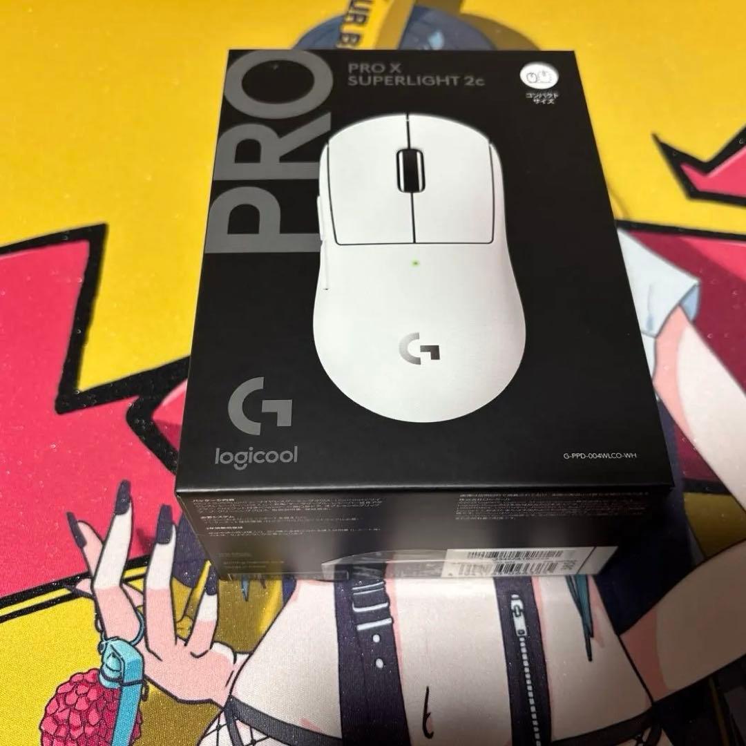 マウス・トラックボール Logicool Gpro X Superlight 2c white PRO X SUPERLIGHT 2c ワイヤレスゲーミングマウス | ロジクール G