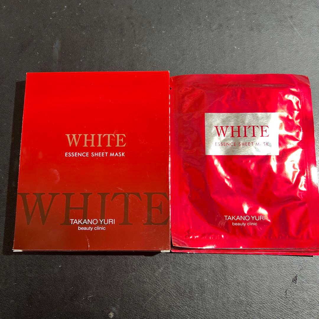 パック・フェイスマスク TAKANO YURI WHITE ESSENCE SHEET MASK