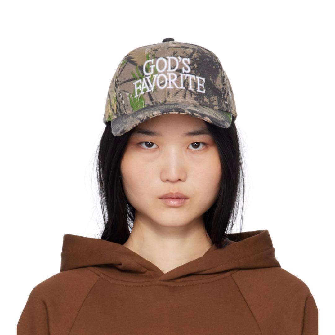 カーキ God's Favorite キャップ