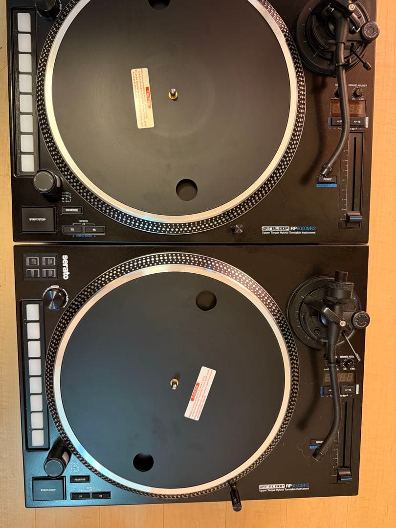 Reloop RP-8000 MK2×2台｜極美品｜保証2026年6月まで