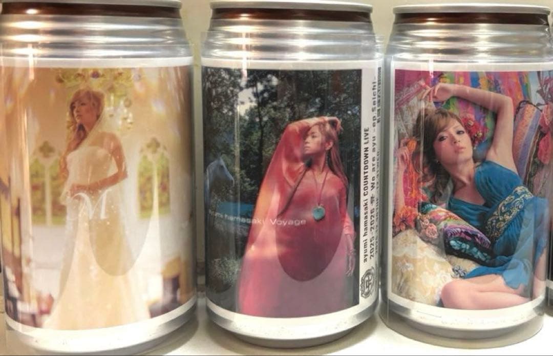 浜崎あゆみ オリジナルラベル缶 ウーロン茶 ayu缶 3種セット - メルカリ