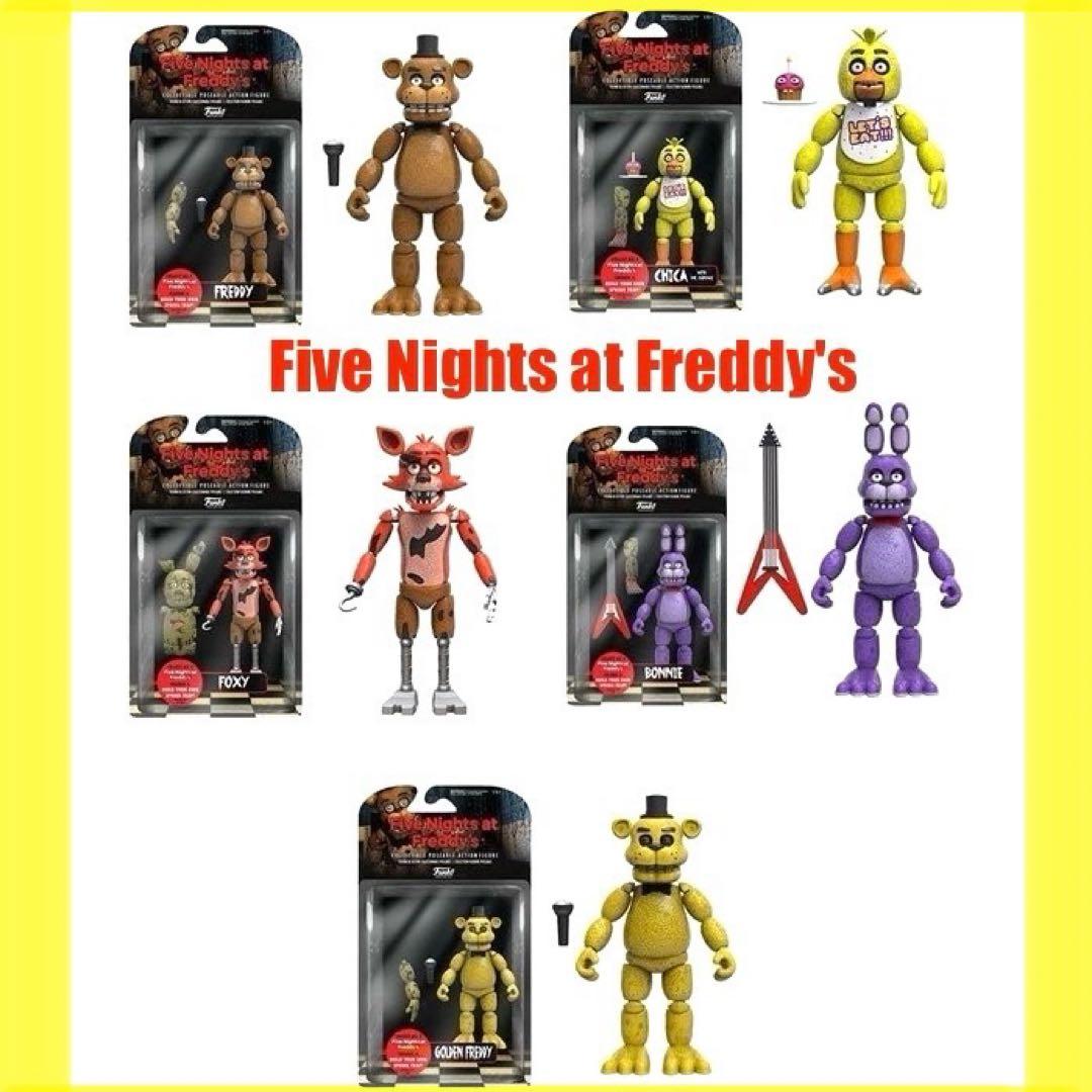 ラスト1組！ Five Nights at Freddy's フィギュアセット Amazon.co.jp: Funko Five Nights at Freddy's 5-inch Series 1 Action
