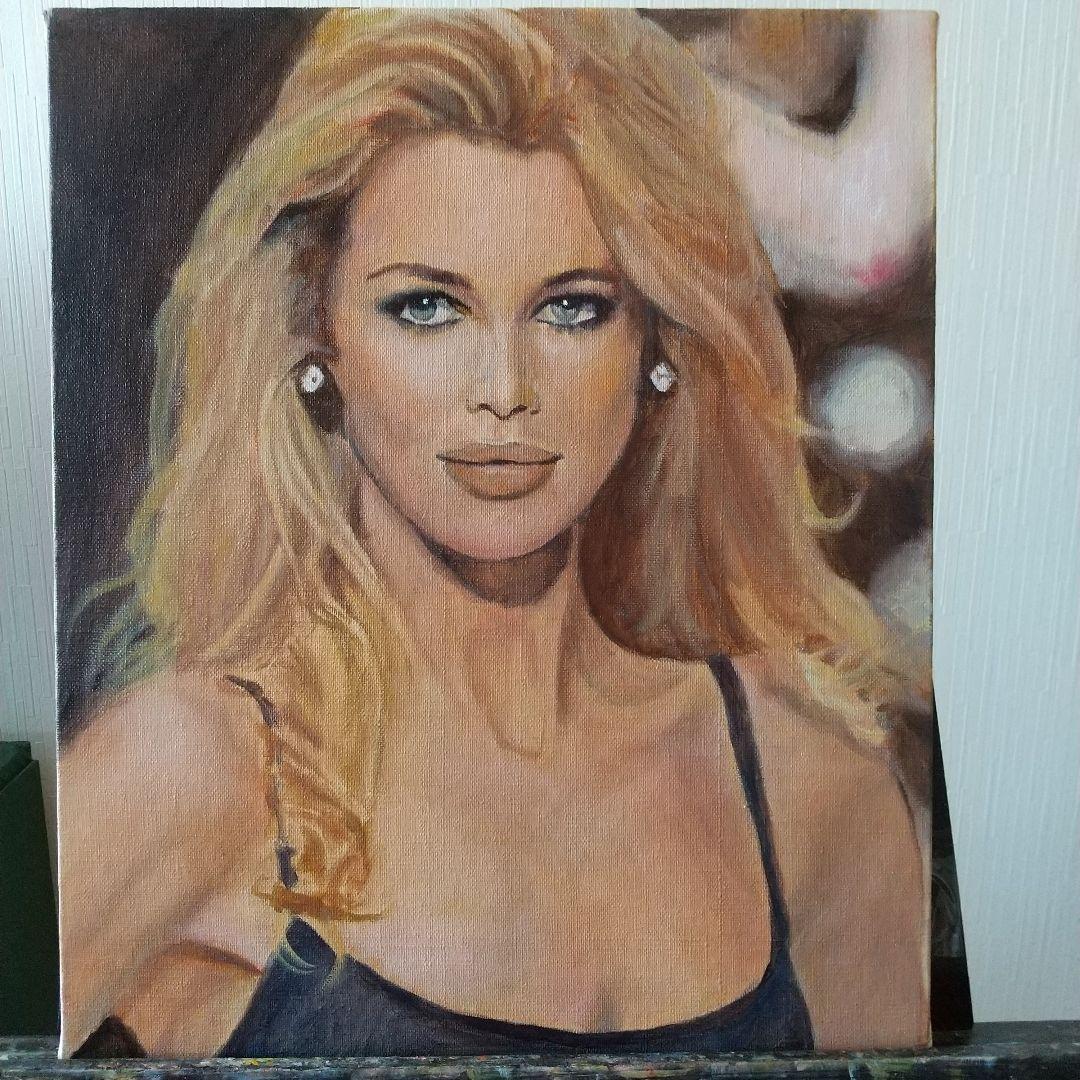 人物画#14 女性の肖像 油彩画 8号 F8 油絵 人物画#14 女性の肖像 油彩画 8号 F8 油絵 人物画#14 女性の肖像 油彩
